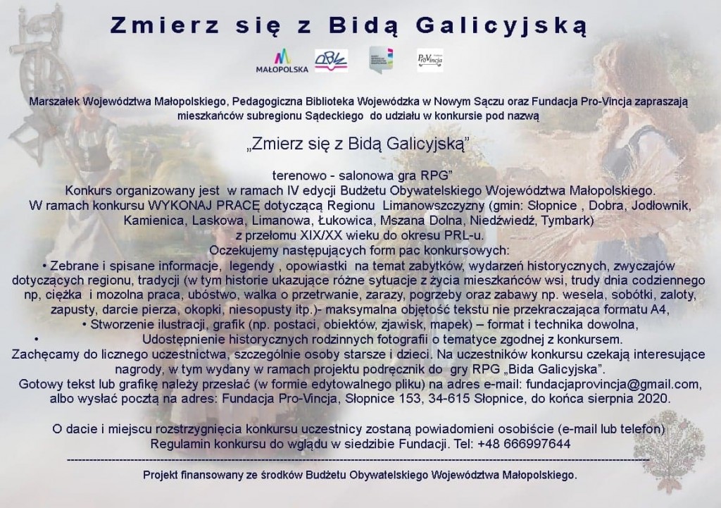 Zmierz się z Bidą Galicyjską