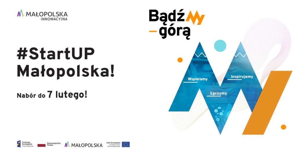Trwa rekrutacja do 7. edycji programu #StartUP Małopolska
