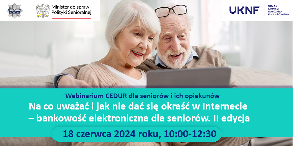 Webinarium dla seniorów i opiekunów