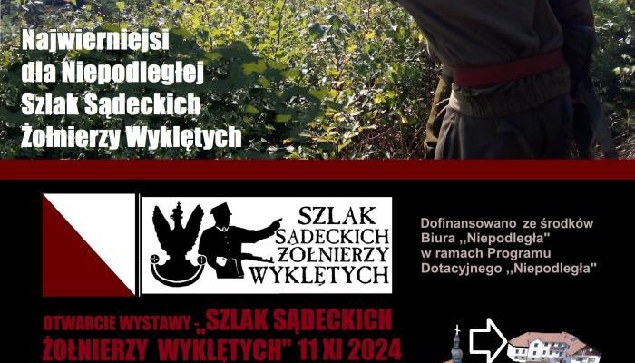 Wystawa „Najwierniejsi dla Niepodległej. Szlak Sądeckich Żołnierzy Wyklętych”