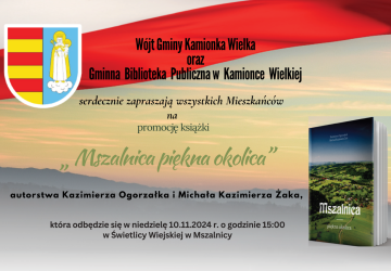 Zaproszenie na promocję książki „Mszalnica piękna okolica”